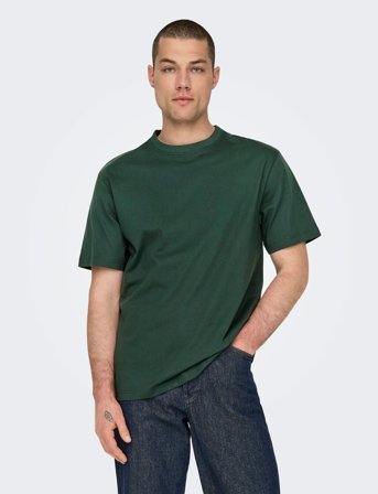 ONLY & SONS Onsfred Life Rlx Ss Tee Noos - Green - XL