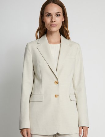 Bruun & Stengade Bs Estelle Regular Fit Blazer - Beige - 38