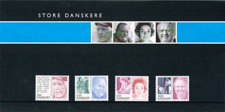Danmark 2008 - Store danskere - AFA souvenirmappe 80