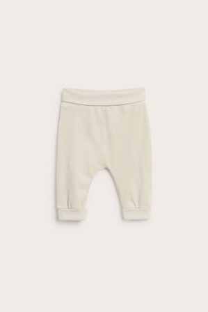 Kappahl | Mjukisbyxor i velour | Beige