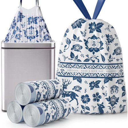 2025 Köksavfallspåsar med Dragsko 60 x 70 cm - 60 st