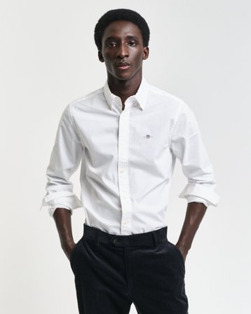 GANT Herren Slim Fit Classic Popeline Hemd (XL)