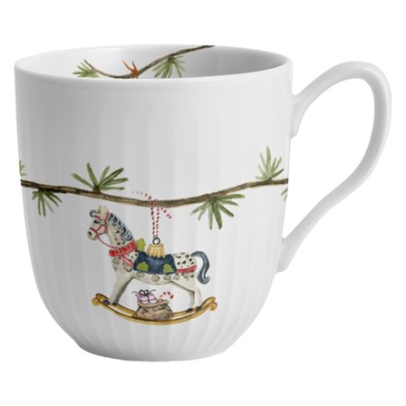 Kähler Hammershøi Christmas 2025 muki 33 cl, valkoinen