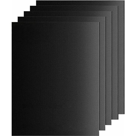 Bagemåtte, 5 stk. 50 40cm Grillpapir Non-Stick Genanvendelig Rengørbar, BBQ Grillmåtter til Assisterede Ovne/Kul/Gas/Elektrisk Grill