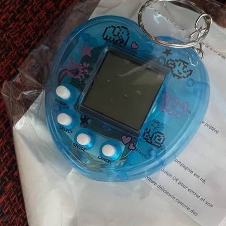 Elektronisk Kæledyr Virtuel Gennemsigtig Nøglering Tegneserie Legetøj