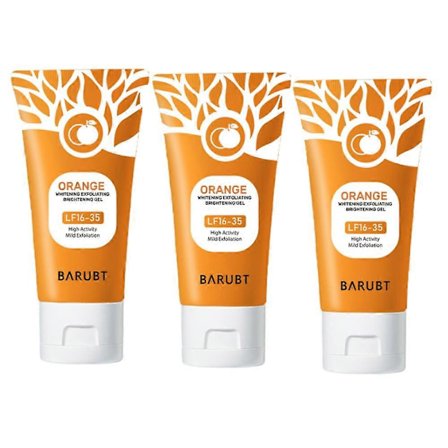 1-3X Orange Enzymes Exfolierande Ljusnande Gel Återfuktande Utslätande Åtstramande Porer Whitening Ljusnande Exfolierande Peeling Gel 100g