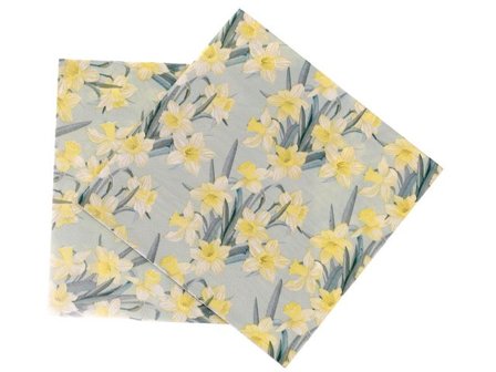HEDLUND GRUPPEN Servett Påsklilja 3-lags 33x33cm 20/fp - Lyreco - Kök och servering - Servetter och dukar - Servett - 3-lagers