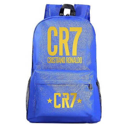 Cr7 Ryggsäck 18" Laptop USB Laddning Vattentät Affärsryggsäck Skolväska Stor Resa Tonåringar Mochila