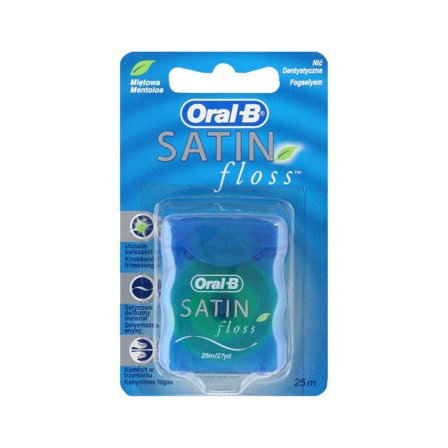 Filo Interdentale Alla Menta Satin Floss Oral-B 25 m