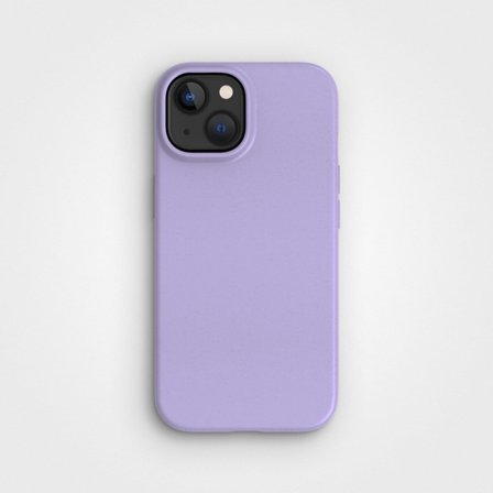 Biodegradable iPhone 15 Phone Case Lilac, Made from Plants, iPhone 15