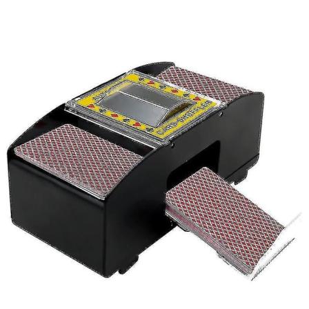 Elektrisk Automatisk Kortblander Perfekt Til Bridge Eller Poker Størrelse Spillekort 1stk Sort