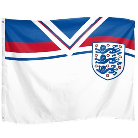 England FA 1982 Retro Flag One Size Vit/Blå/Röd