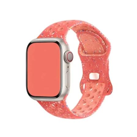 Rem för Apple Watch Band 49mm 44mm 45mm 42mm 41mm 38mm 40mm correa Silikon sportarmband iwatch 8 SE 7 6 5 Ultra 49mm Magic Ember 38 40 41mm