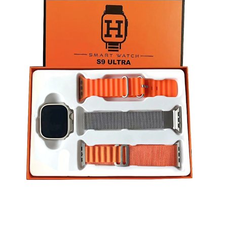 S9 Ultra Smart Watch 2,02" HD Stor Skærm Herre Dame Smartwatch Bluetooth Opkald Bluetooth Musik Søvnovervågning Trådløs Ur