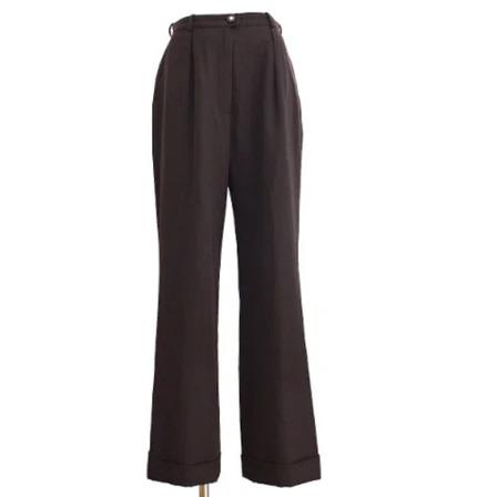 Chanel Vintage - Vintage Byxor - Brun - Dam - Storlek: M, Dam, Storlek: M