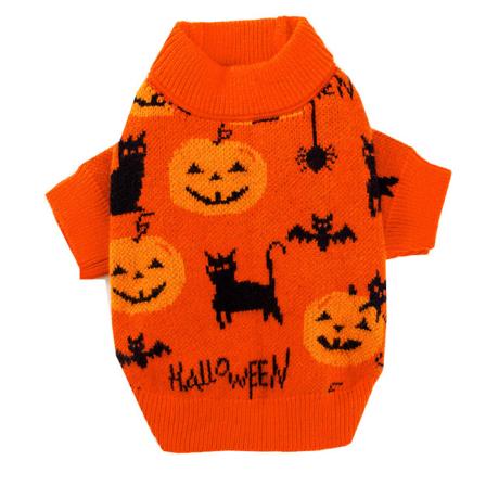 Hunde Halloween-kostymer Gresskar Kjæledyrgensere Morsomme Valp Katt Strikkeklær