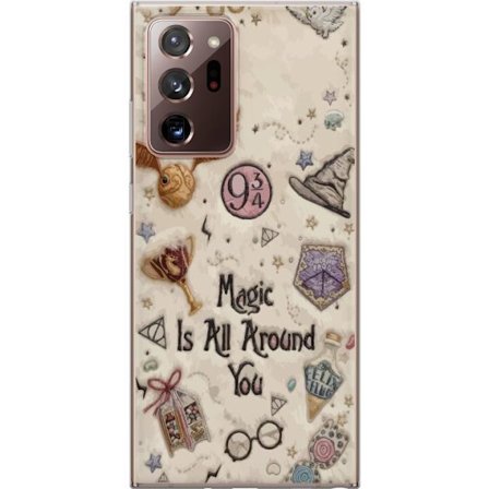 Kompatibelt Mobilskal till Samsung Samsung Galaxy Note20 Ultra Broderad magisk illustration med symboler, citat och fantasivärld inspirerad av sagor