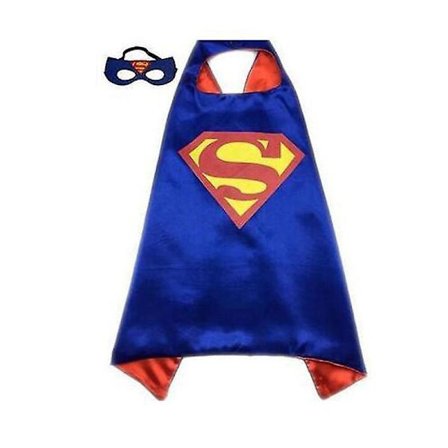 Børn Drenge Marvel Superhero Superman Dc Kappe Cape med Øjenmaske Cosplay kostume