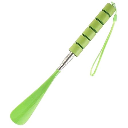 Utdragbart skohorn I Skohorn I Rostfritt stål I Längd 30 till Max 71 CM I Grön