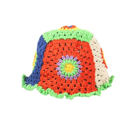 Kvinners Boho Heklet bøttehatt Lett Vekt Pustende Høst Vinter