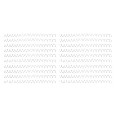 20 stk. Transparent Spiralbindingsspiral Stor Kapacitet 30 Huller 13 mm Diameter Sæt