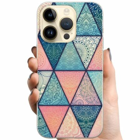 Apple Iphone 14 Pro Tpu Mobilskal Mandala Triangles