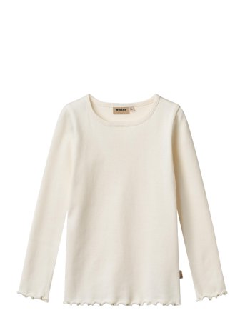 Wheat T-Shirt L/S Ida - Cream - 128