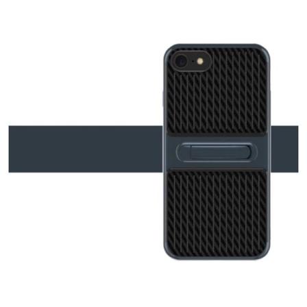 iPhone 8 Plus - FLOVEME Smart HYBRID Støtdempende karbon skall Marinblå