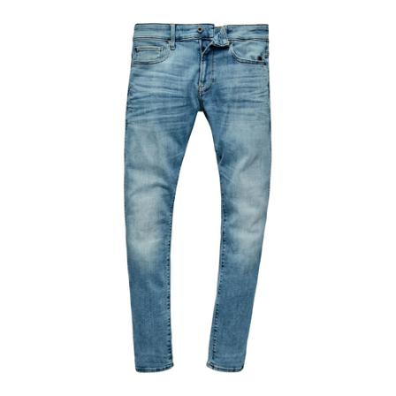 G-star, Jeans- GS Revend Skinny Elto S.stretch Blauw, Heren, Maat:W34 L34,leder