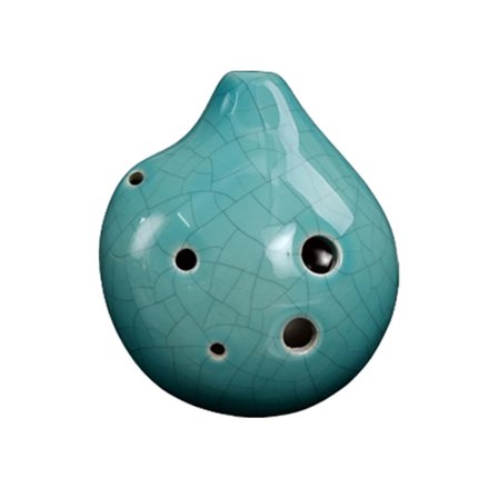 Ocarina 6 Hull Alto C Ocarina - Gaveidé for nybegynnermusiker, lett å lære