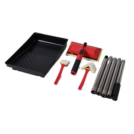 7-tums Målningspad Applicator, Målningskant Trimmer Hörn Väggar & Tak Pad Målare Trägolv, Päls