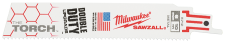 Milwaukee TORCH Tigersågblad 10T, 5-pack 150 mm, Såga
