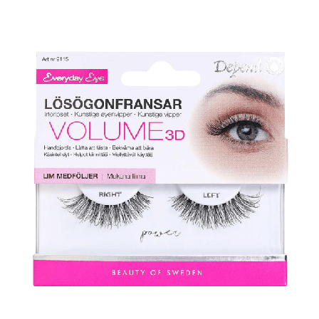 Depend Lösögonfrans Power Lösögonfransar & färgning Unisex Svart ONESIZE