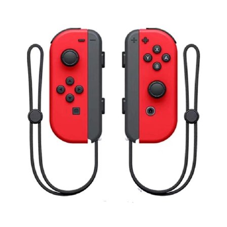 Dobbelt rød controller til Switch Joypad, forbedrede Joypads til Switch Sports spil Neon rød/Neon blå trådløs spil Joypad