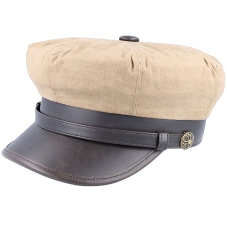 Jaxon & James - Beige vega Cap - Rebel Motorcycle British Tan Vega Cap @ Hatstore