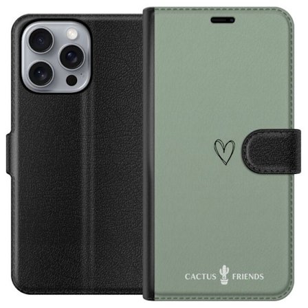 Kompatibelt Plånboksfodral till Apple Apple iPhone 16 Pro Max Cactus and Friends – SageLove