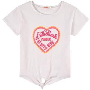 Billieblush White Glitter Heart T-Shirt - Tops - 5 years - White