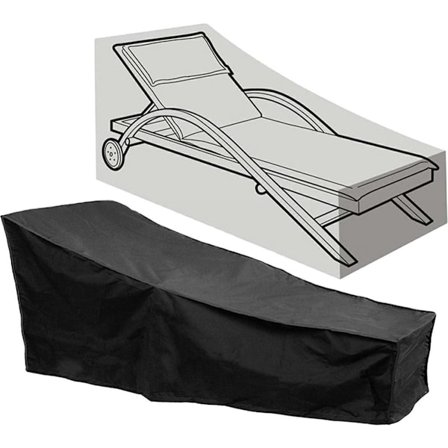 ING Vandtæt Haveovertræk - 210L x 75H x 40H x 80B cm - Sort