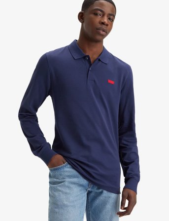 Levi's Ls Slim Housemark Polo Naval A - Navy - XXL