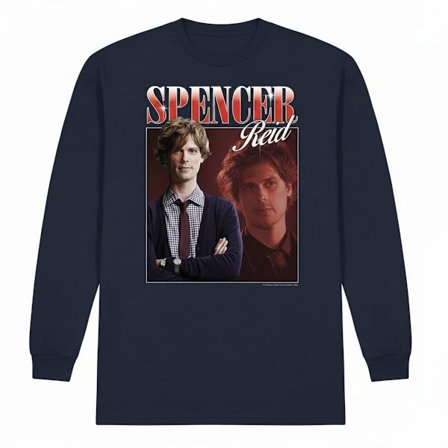 Criminal Minds Unisex Vuxen Bootleg Spencer Reid Långärmad T-shirt
