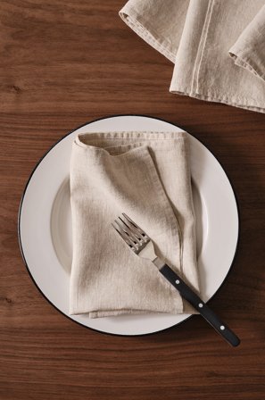 Jotex - Linserviett 4-pakning Linbeige - JONIE - Kjøp Servietter hos Jotex