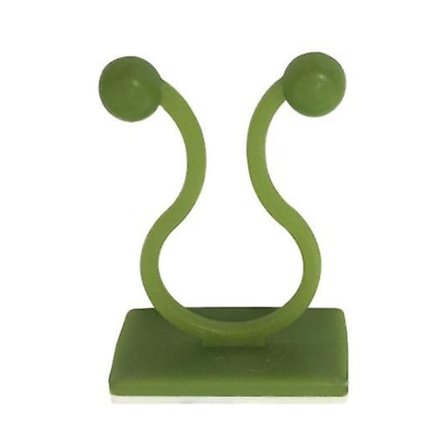 50 stk plante klips kabelbindere selvklebende plante klatrevegg festeklips plante støtter klatreplante klips