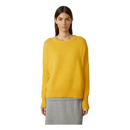 Lisa Yang, Round-neck Knitwear Żółty, Kobieta, Rozmiar: M