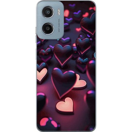 Kompatibel Mobilcover til Motorola Motorola Moto G05 Midnatshjerter