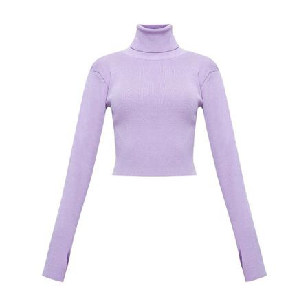 Birgitte Herskind Turtleneck Lilla, Dame Rullekraver