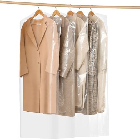 Vaatepussit 30 kpl Pölysuoja Pölytiivis Pussi Läpinäkyvät Suojapussit Mekoille Puvut Takeille 60 x 120 cm