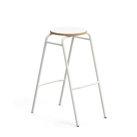 Bar stool ALTUS, H 790 mm, white