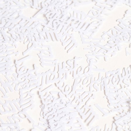 Just Married Konfetti Vit