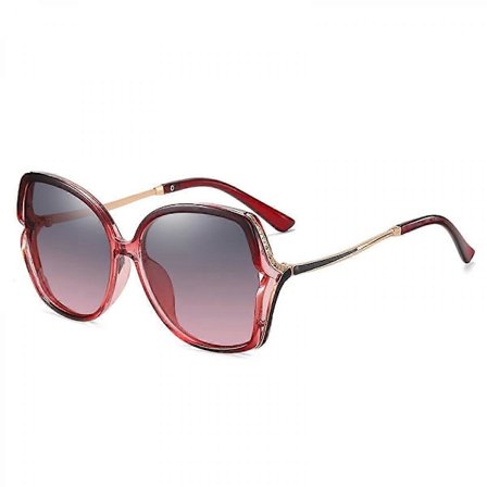 Naisten Polarisoivat Aurinkolasit Suuret Kehykset Väriä Vaihtavat Muodikkaat Metallilasit