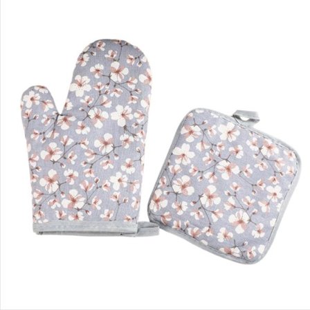 Køkkenhandsker og Grydelapper i Bomuld og Hør - Varmebestandige Handsker